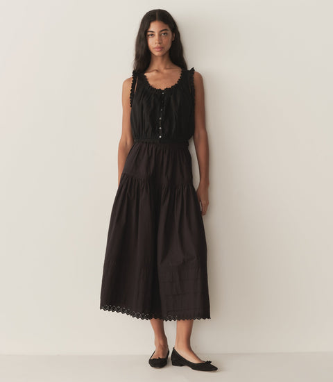 TRAVELER TOP -- BLACK