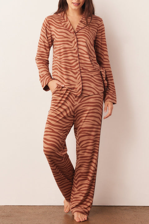 Winter Cloud Jersey PJ Set in Bengal