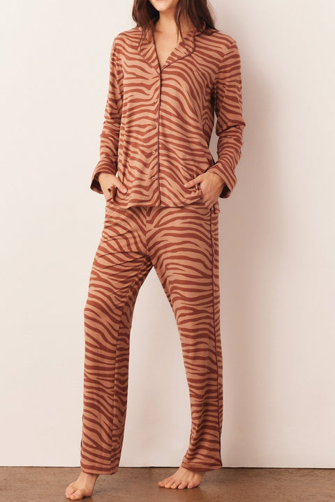 Winter Cloud Jersey PJ Set in Bengal