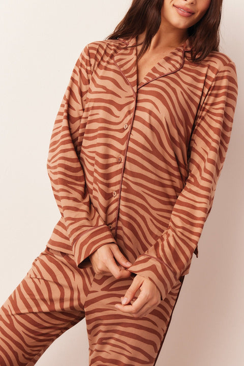 Winter Cloud Jersey PJ Set in Bengal